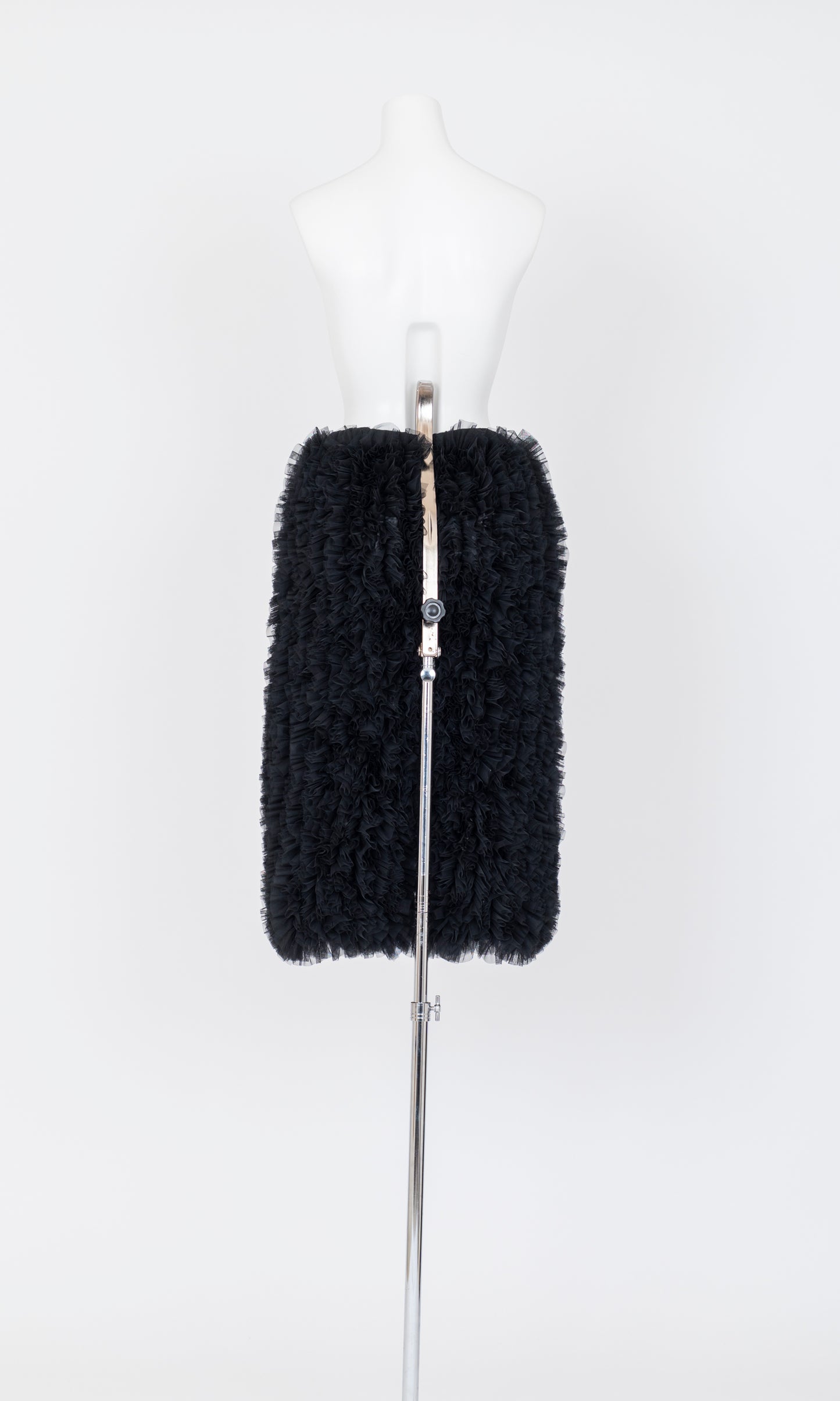 Ruffle Tulle Midi Skit