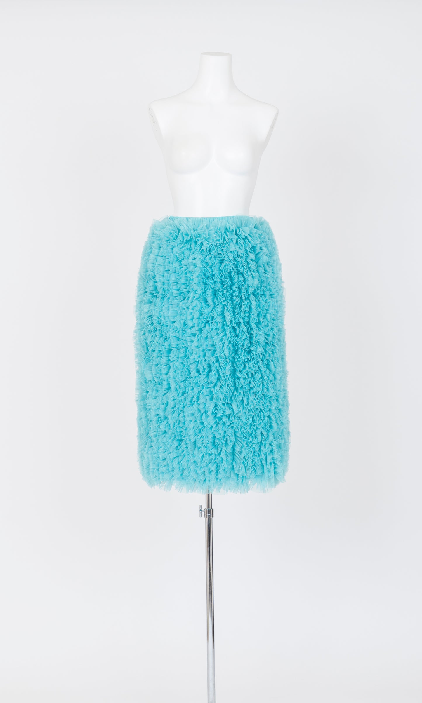 Ruffle Tulle Midi Skit