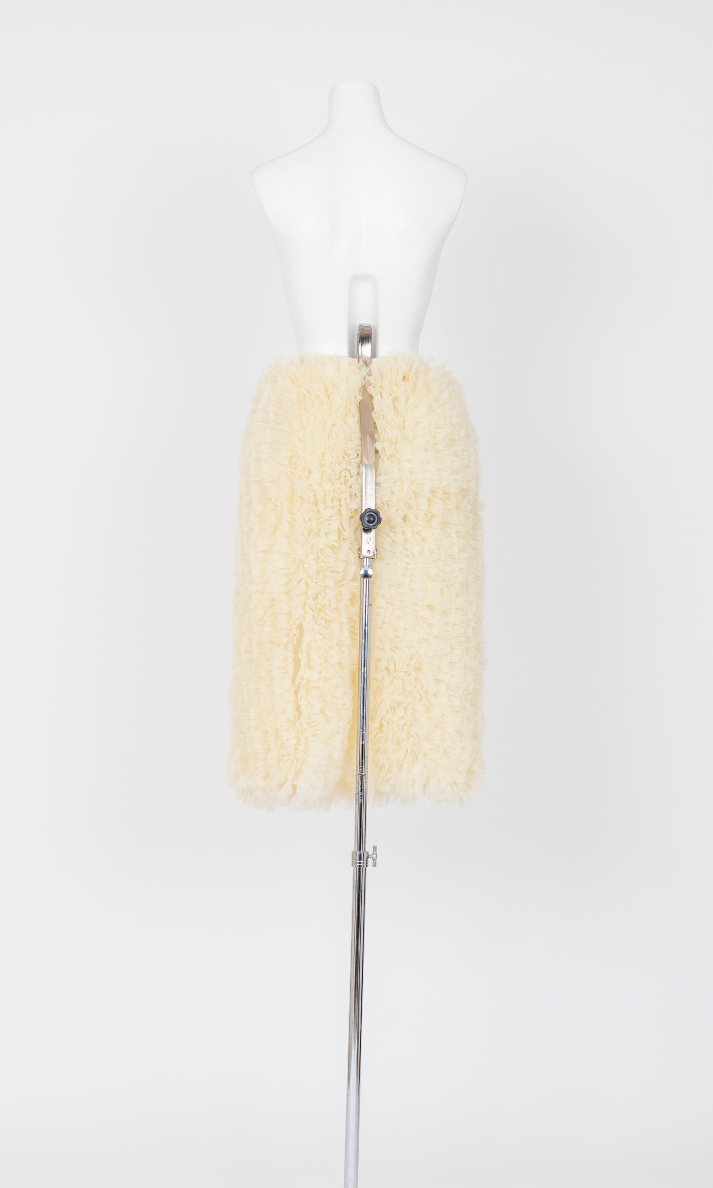 Ruffle Tulle Midi Skit