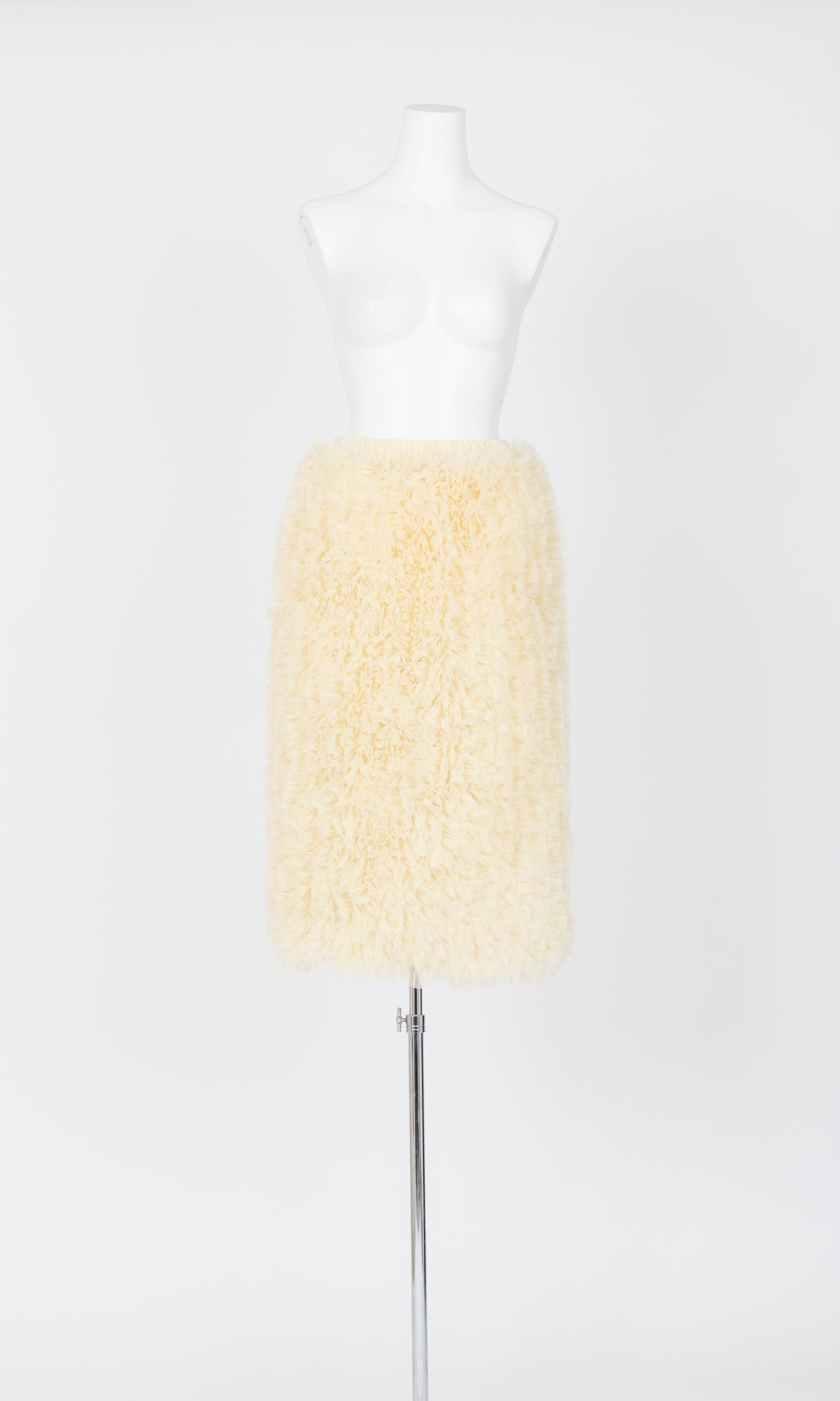 Ruffle Tulle Midi Skit