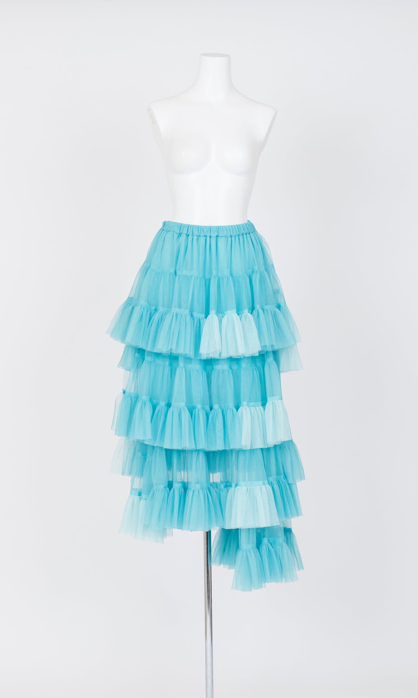 Tulle Asymmetric Skirt