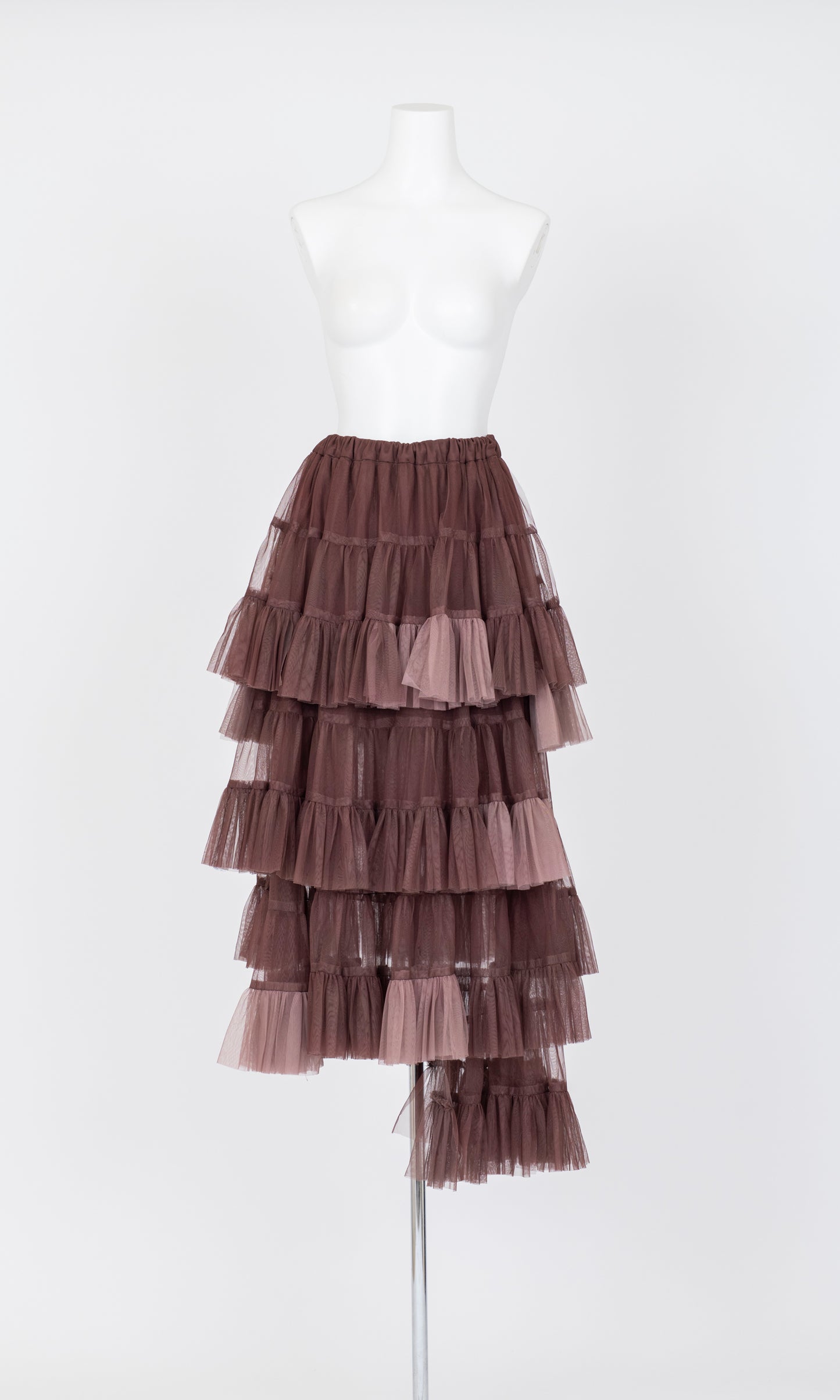 Tulle Asymmetric Skirt