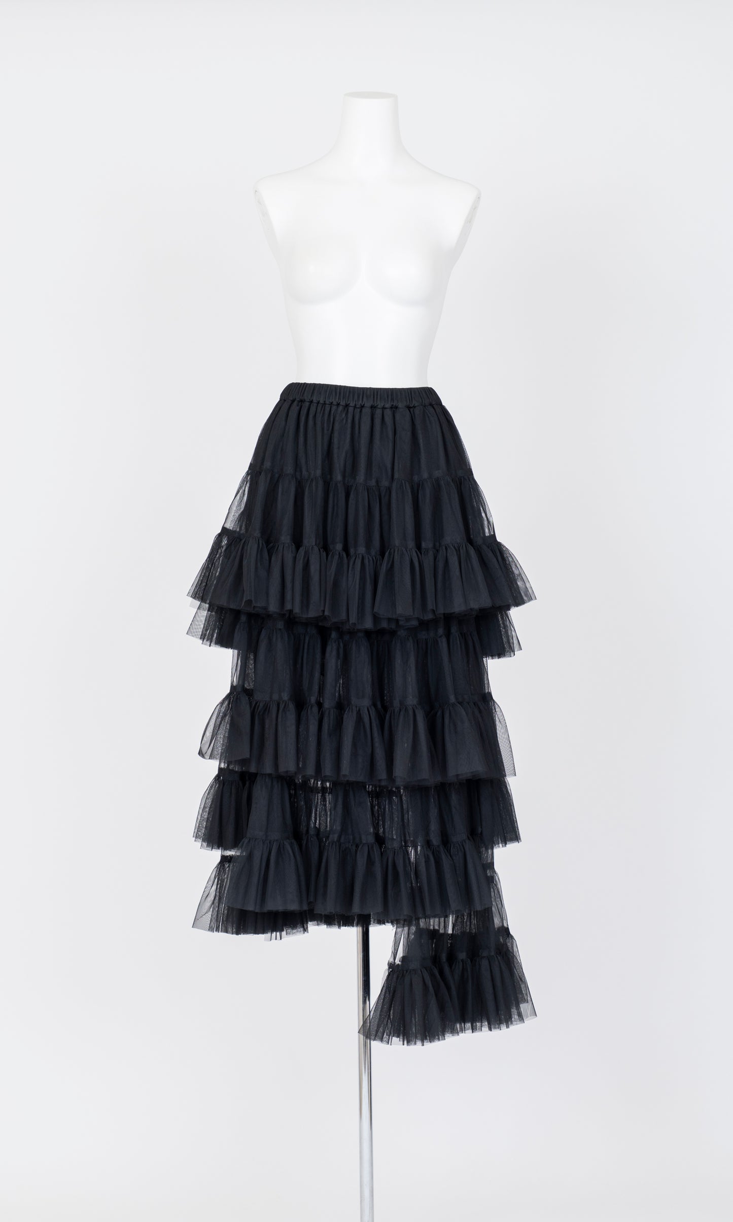 Tulle Asymmetric Skirt