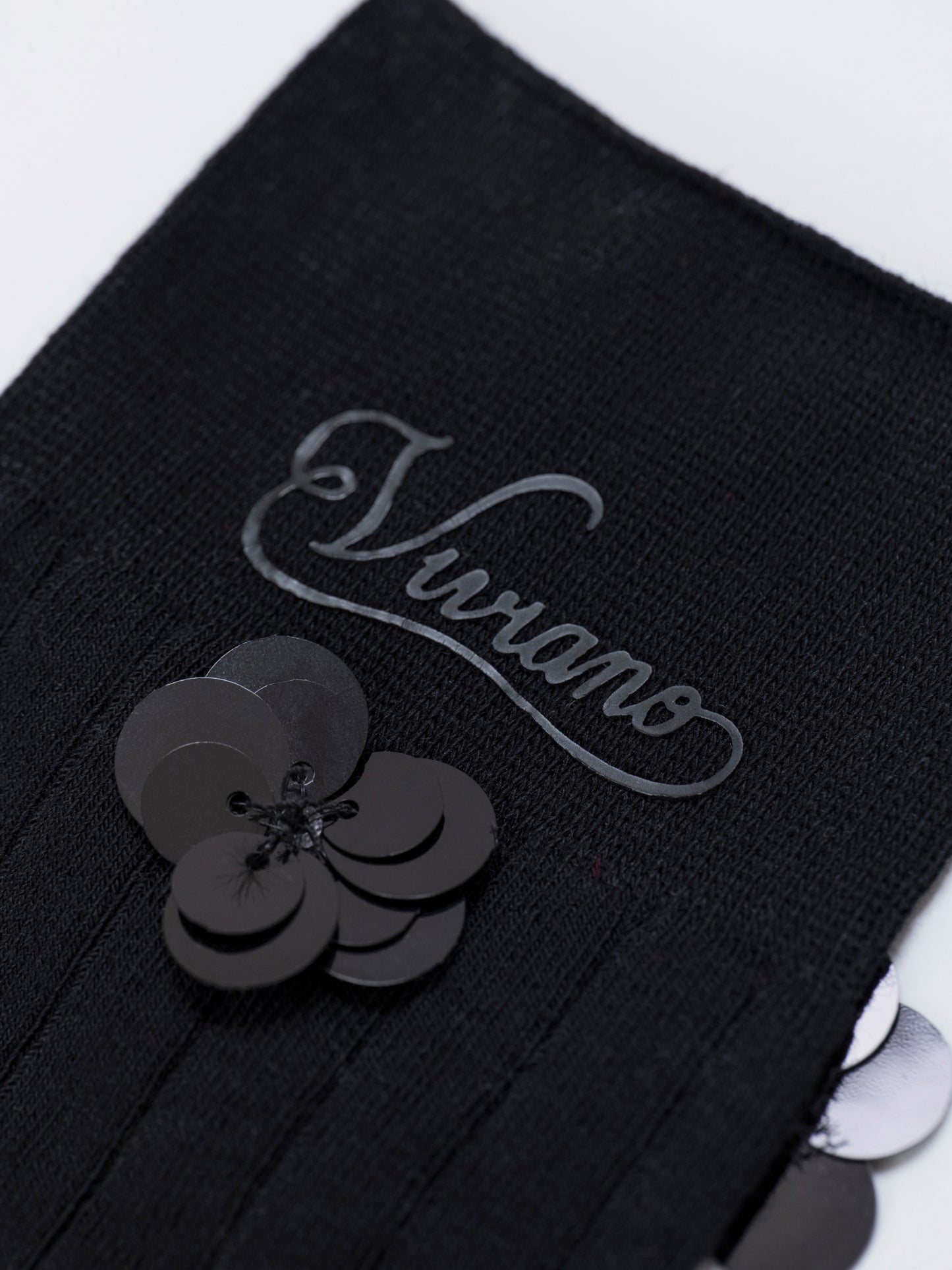 ''La Fleur'' Sequins Socks
