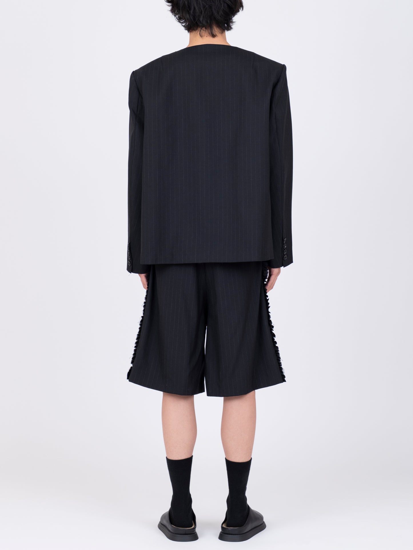 Ruffle Tailored Jacket