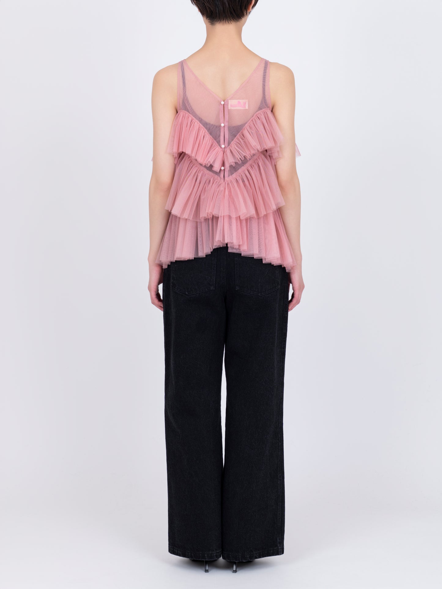 Tulle Volant Camisole