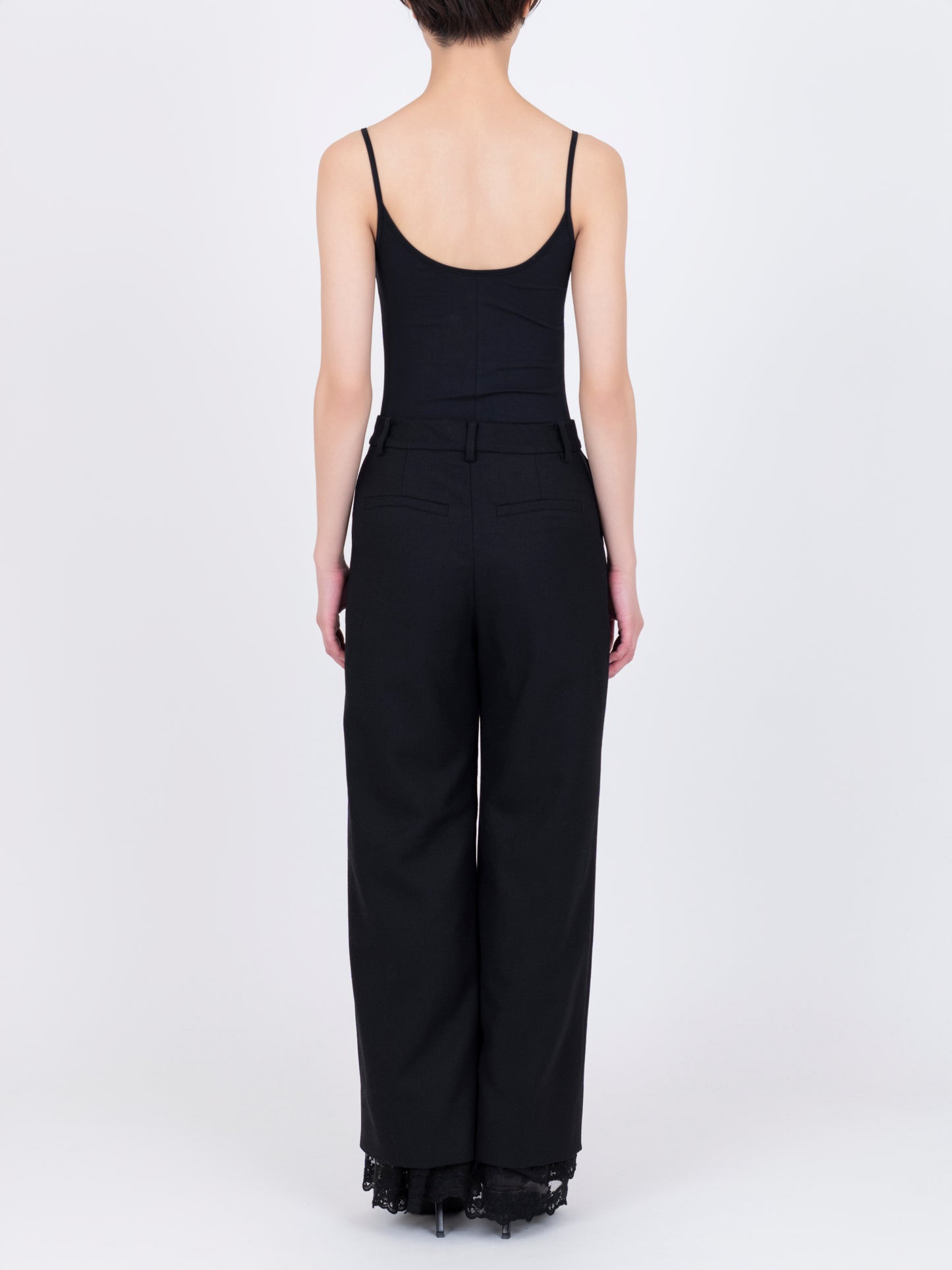 Dentelle Hem Trousers