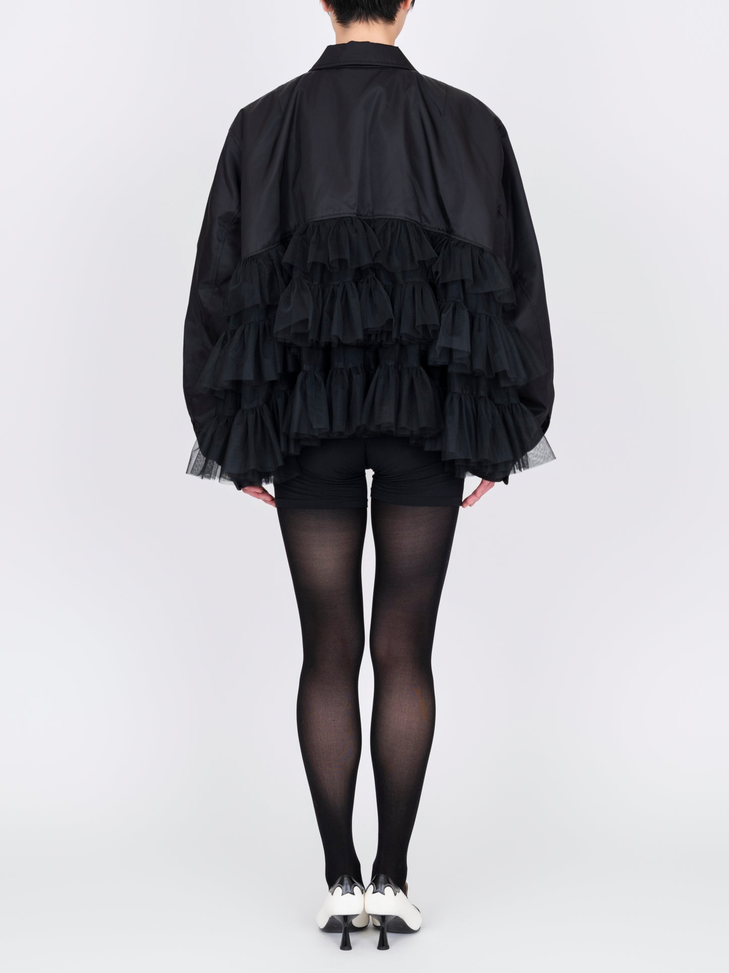 Tulle Bomber Jacket