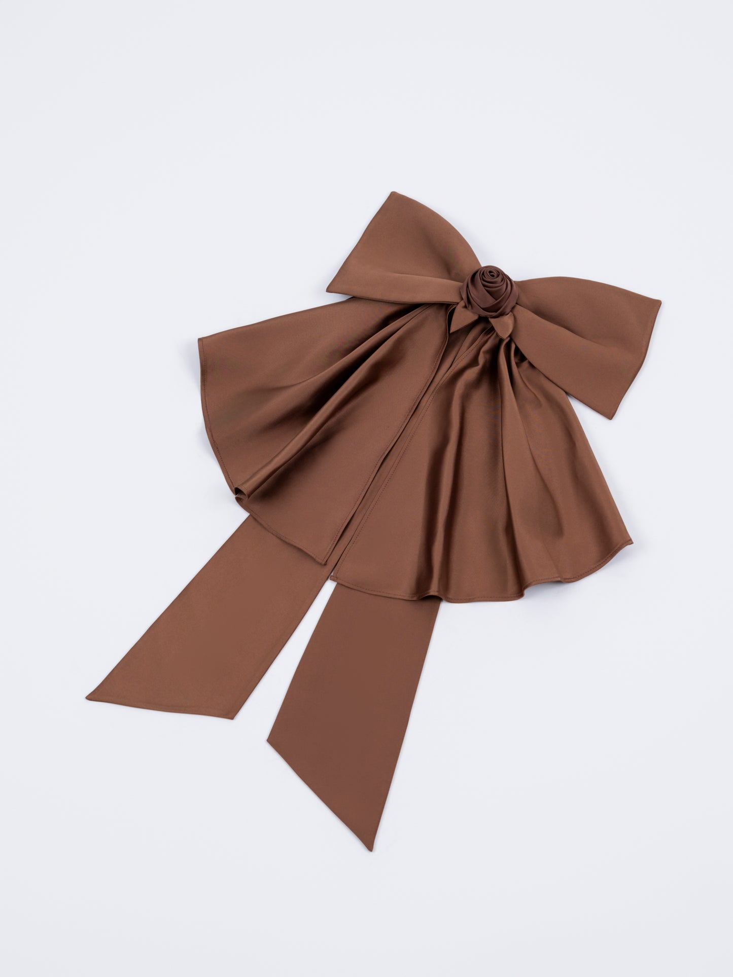 Rose Bow Hair Clip
