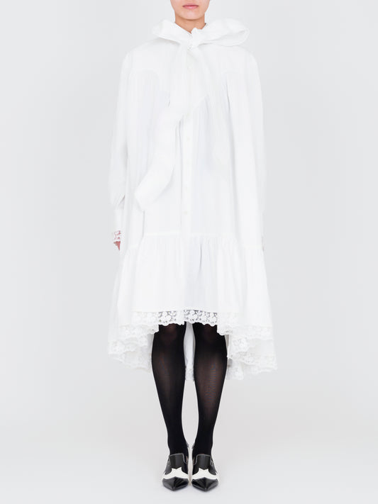 Lace Trimmed Ribbon Dress