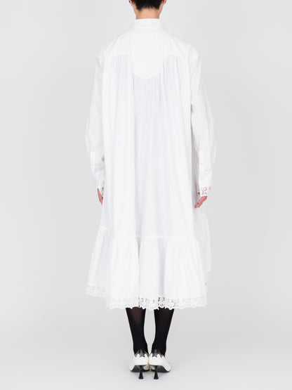 Lace Trimmed Ribbon Dress