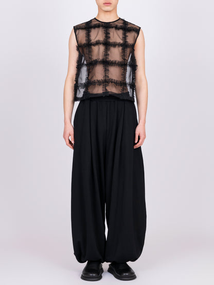 Ruffle Tulle Top