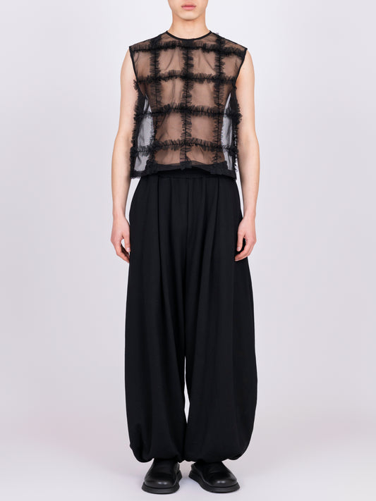 Ruffle Tulle Top