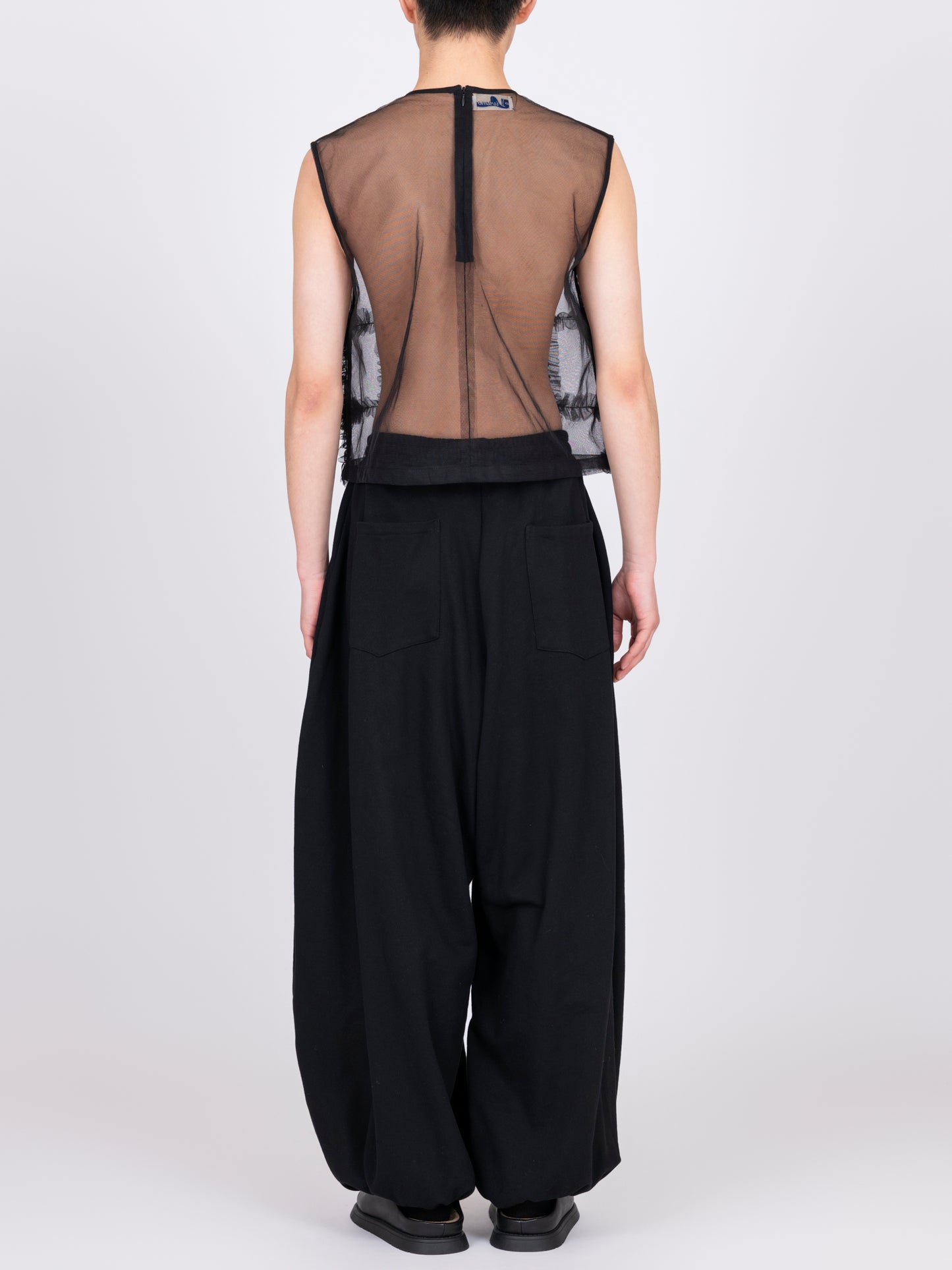 Ruffle Tulle Top