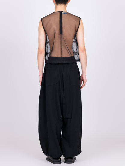 Ruffle Tulle Top