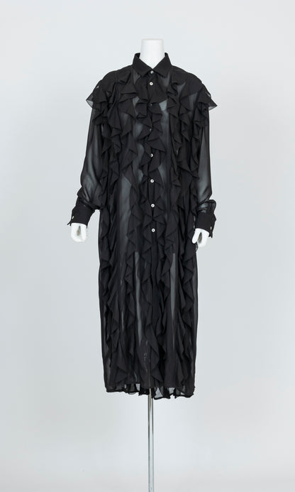 Pico Ruffle shirt Dress