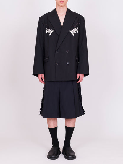 Embroidered Western Blazer