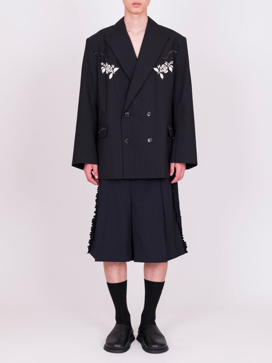 Embroidered Western Blazer