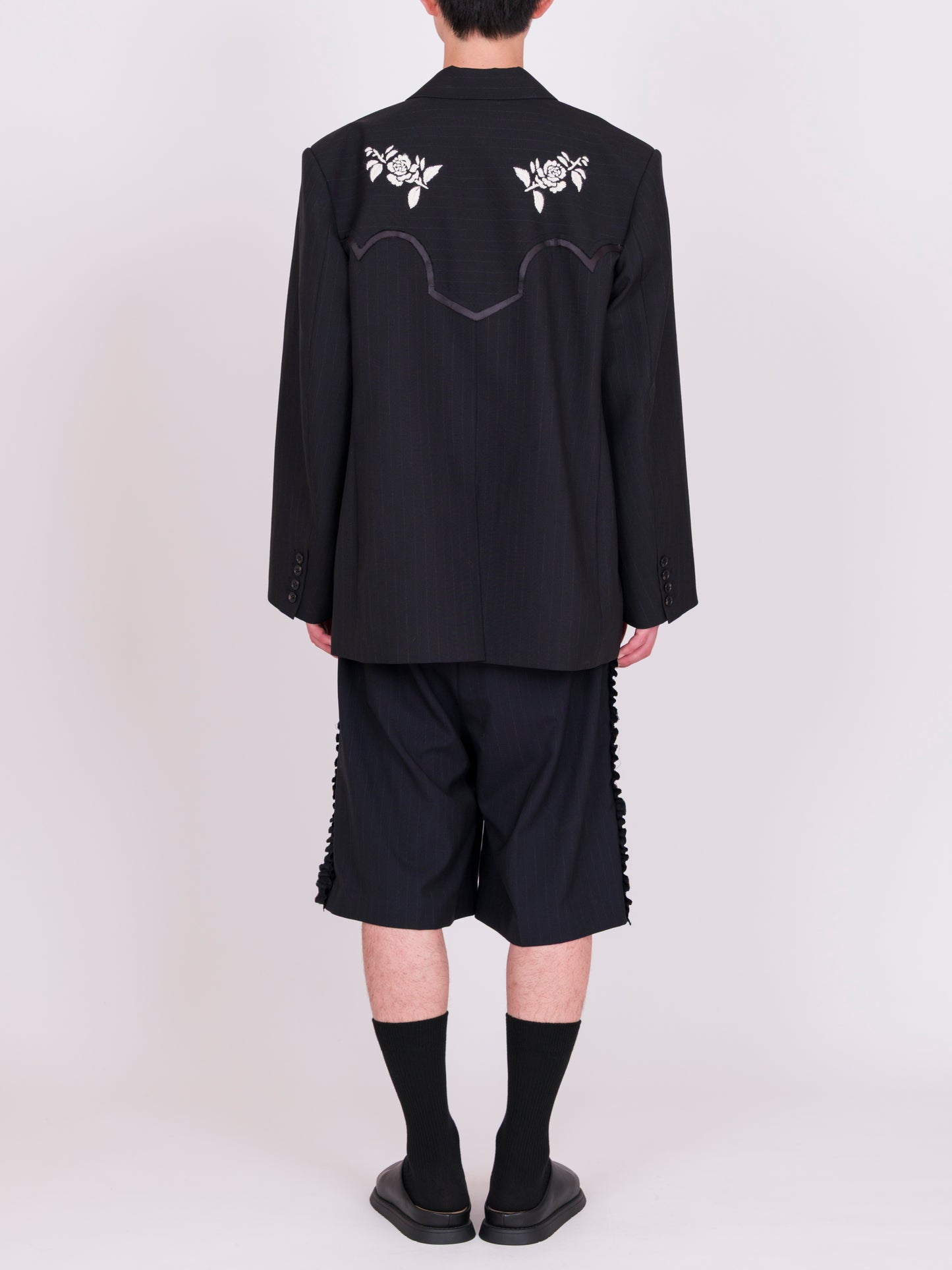 Embroidered Western Blazer