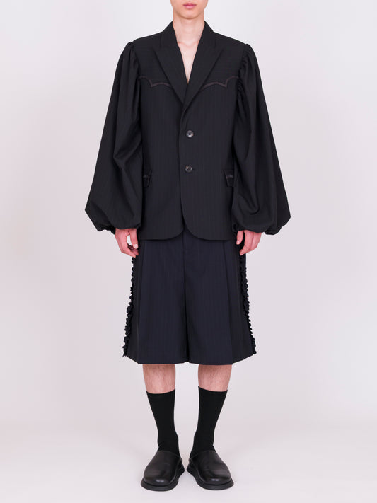 Puff Sleeve Western Blazer