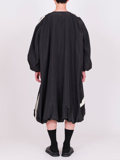 Ribbon Detail Balloon Coat