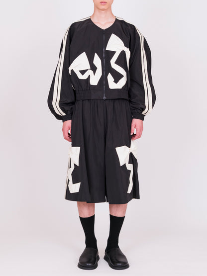 Ribbon Detail Bomber Jacket