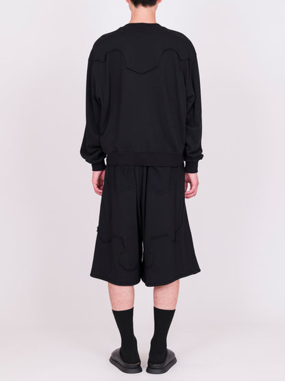 Hand Embroidered Jersey Cardigan