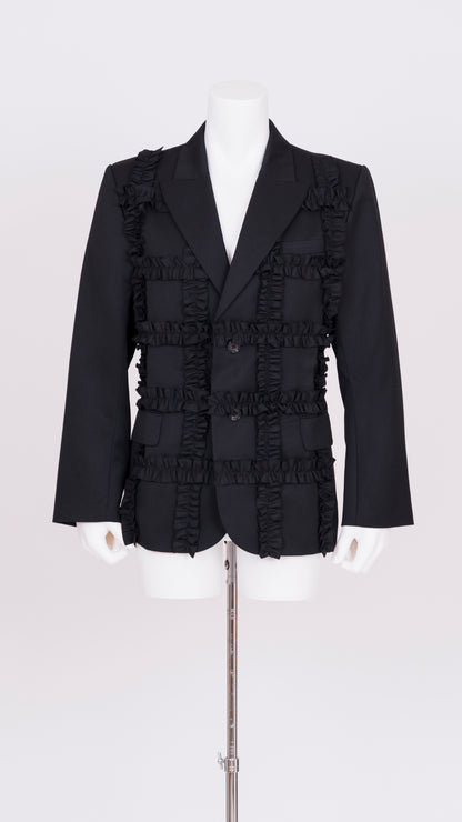 Ruffle Blazer