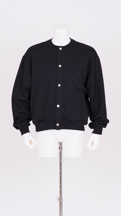 Ribbon Detail Jersey Cardigan