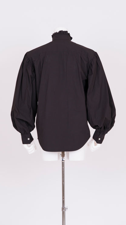 Ruffe Collar Shirt