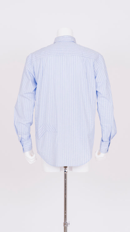 Ribbon Detail Stripe Shirt