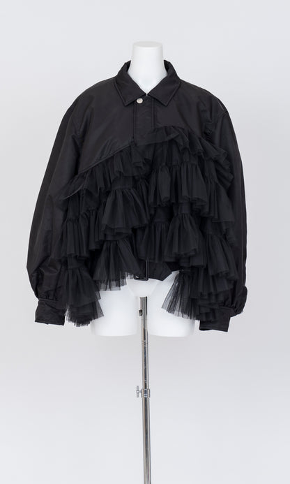 Tulle Bomber Jacket