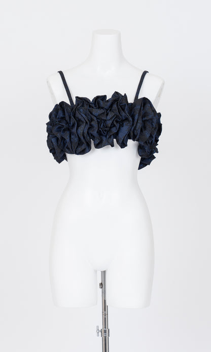 Jacquard Flower Bustier