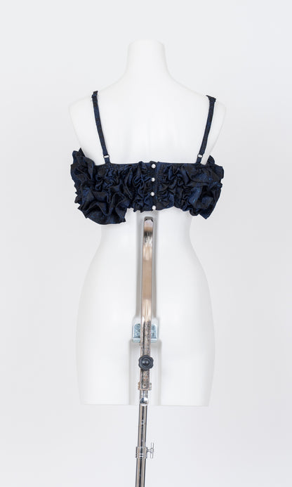 Jacquard Flower Bustier