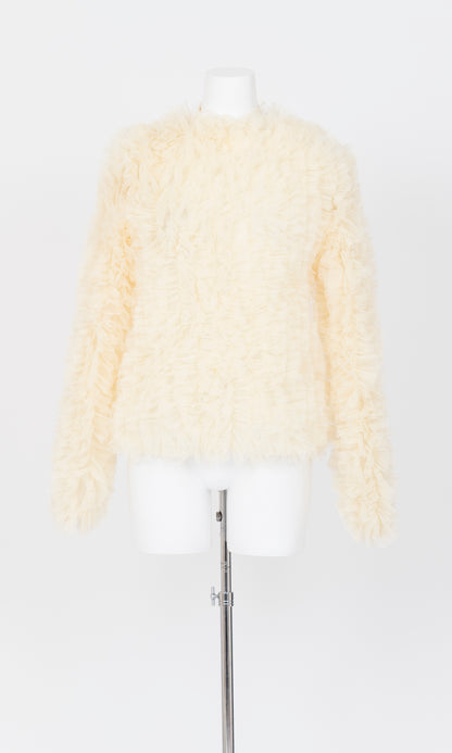 Ruffle Tulle Top