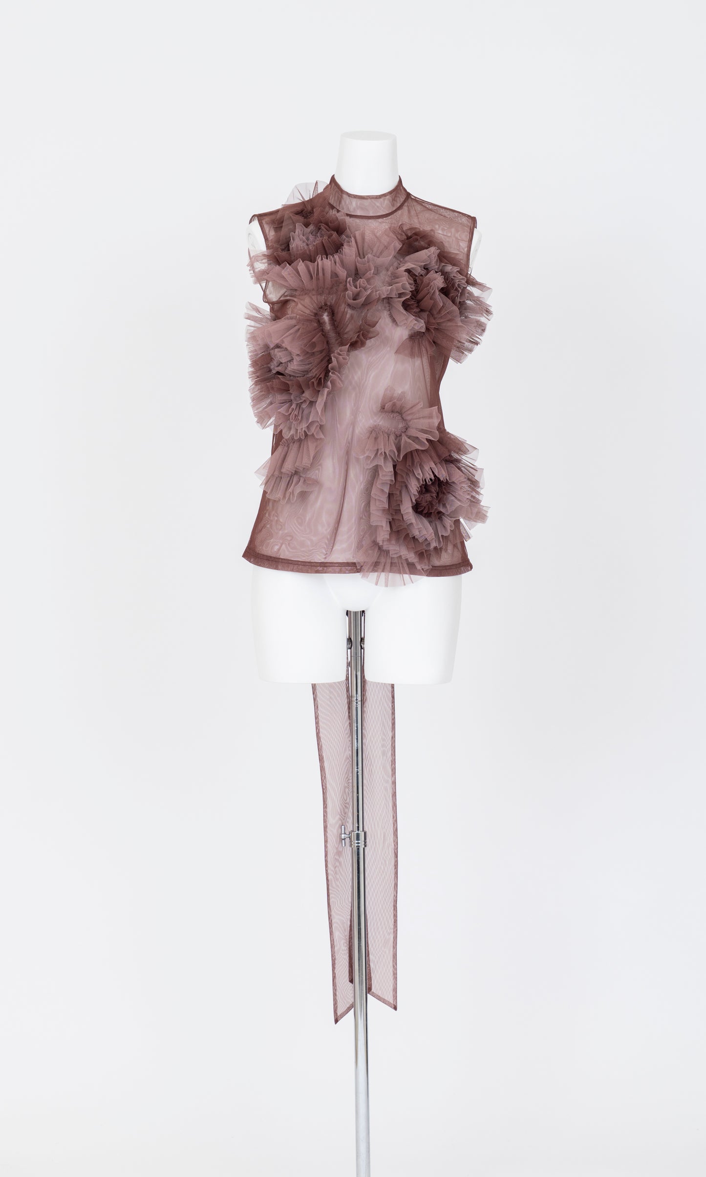 Flower Tulle Top