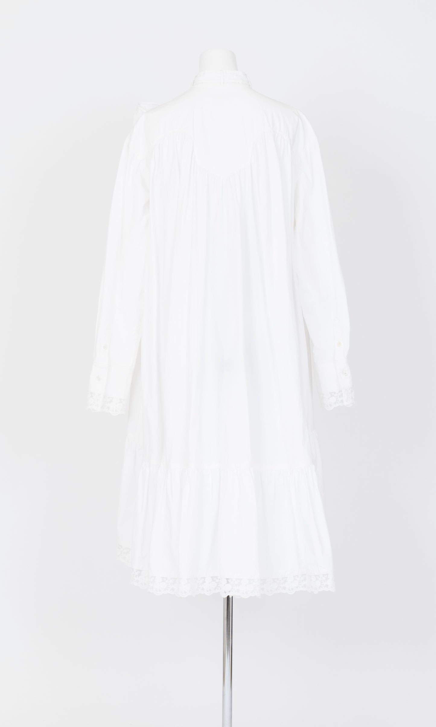 Lace Trimmed Ribbon Dress