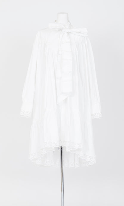 Lace Trimmed Ribbon Dress