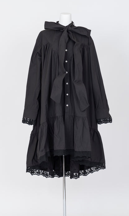 Lace Trimmed Ribbon Dress