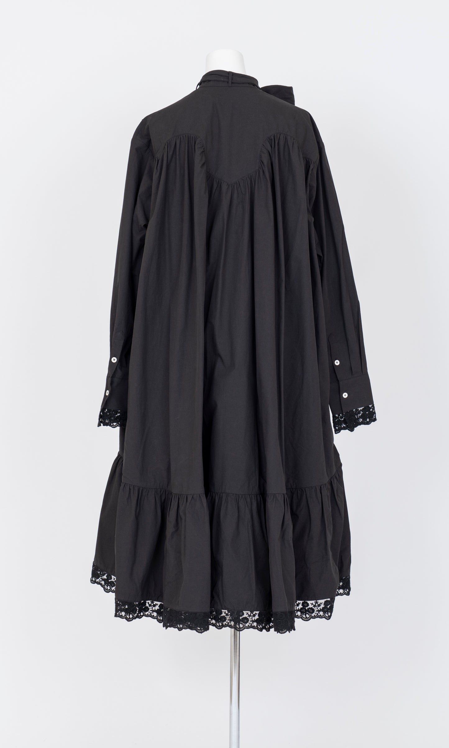 Lace Trimmed Ribbon Dress