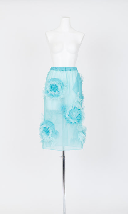 Flower Tulle Skirt