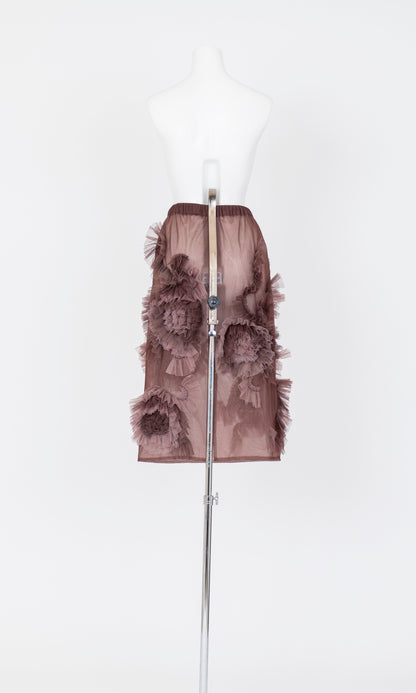 Flower Tulle Skirt