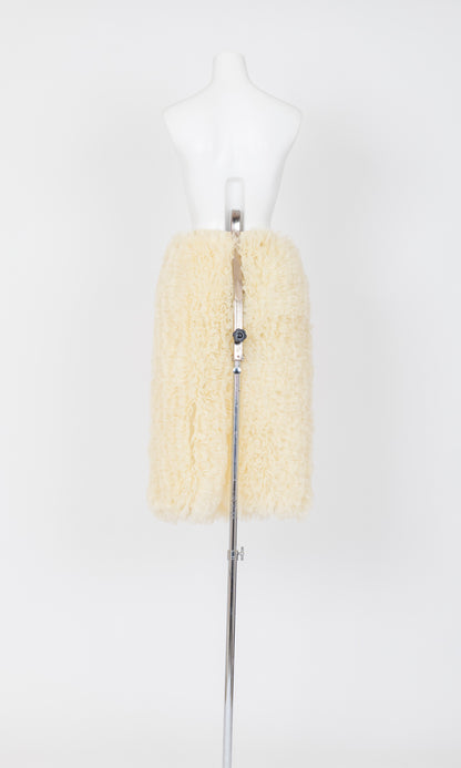 Ruffle Tulle Midi Skit