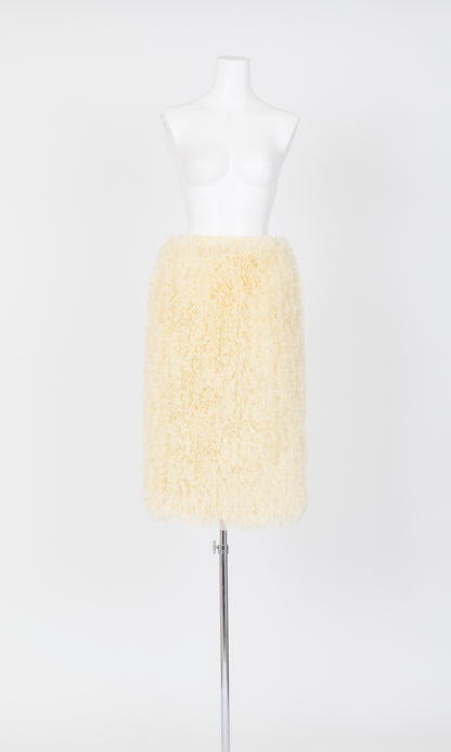 Ruffle Tulle Midi Skit