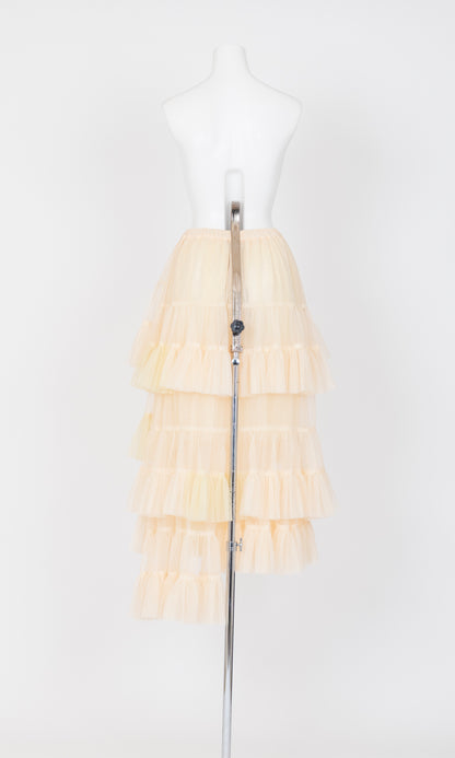Tulle Asymmetric Skirt