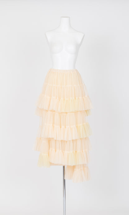 Tulle Asymmetric Skirt