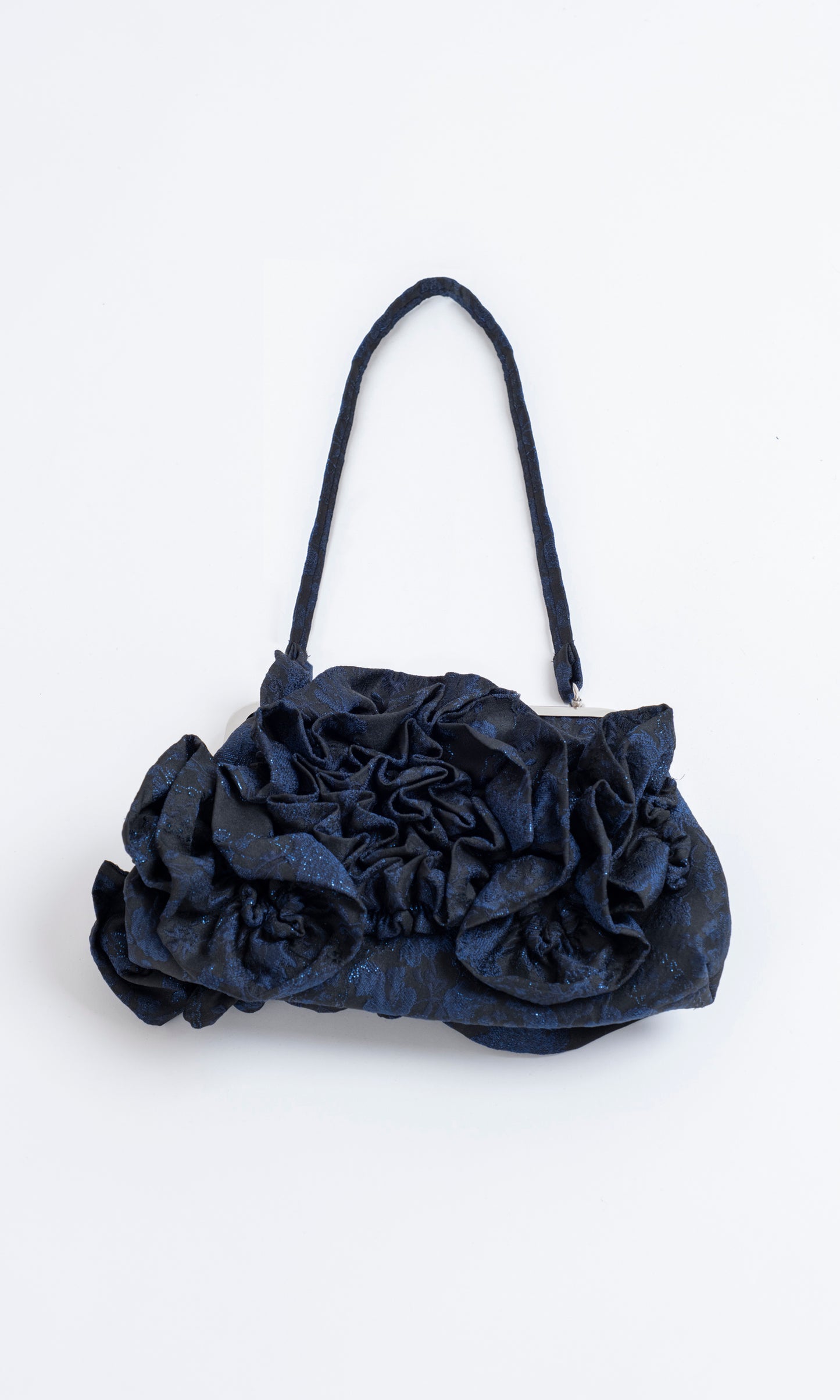 Jacquard Ruffle Bag