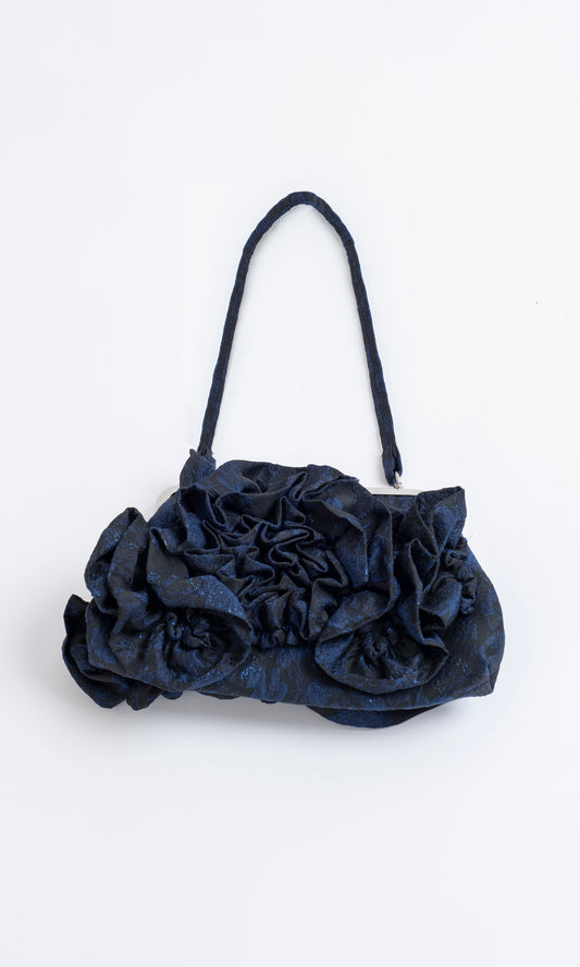 Jacquard Ruffle Bag