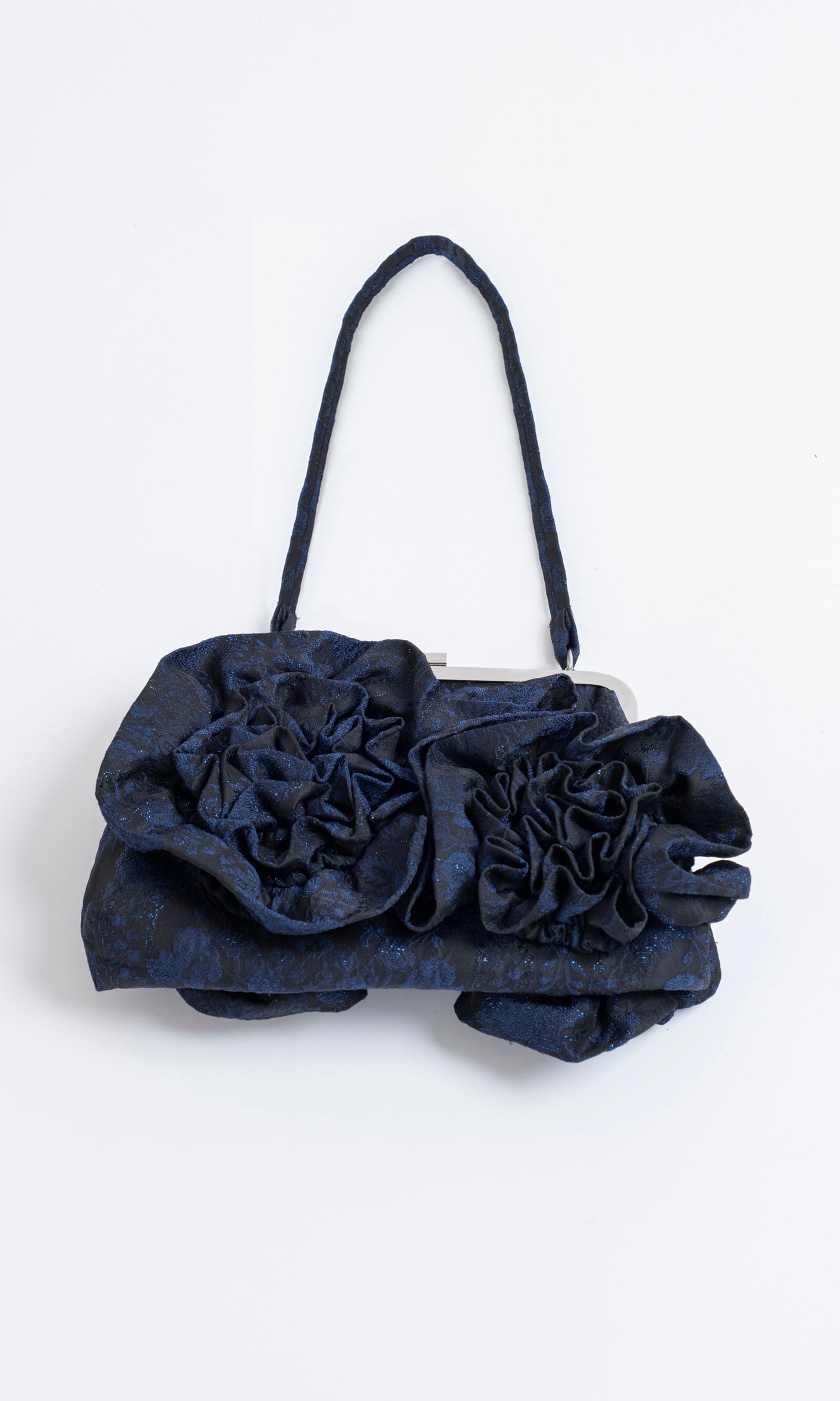 Jacquard Ruffle Bag