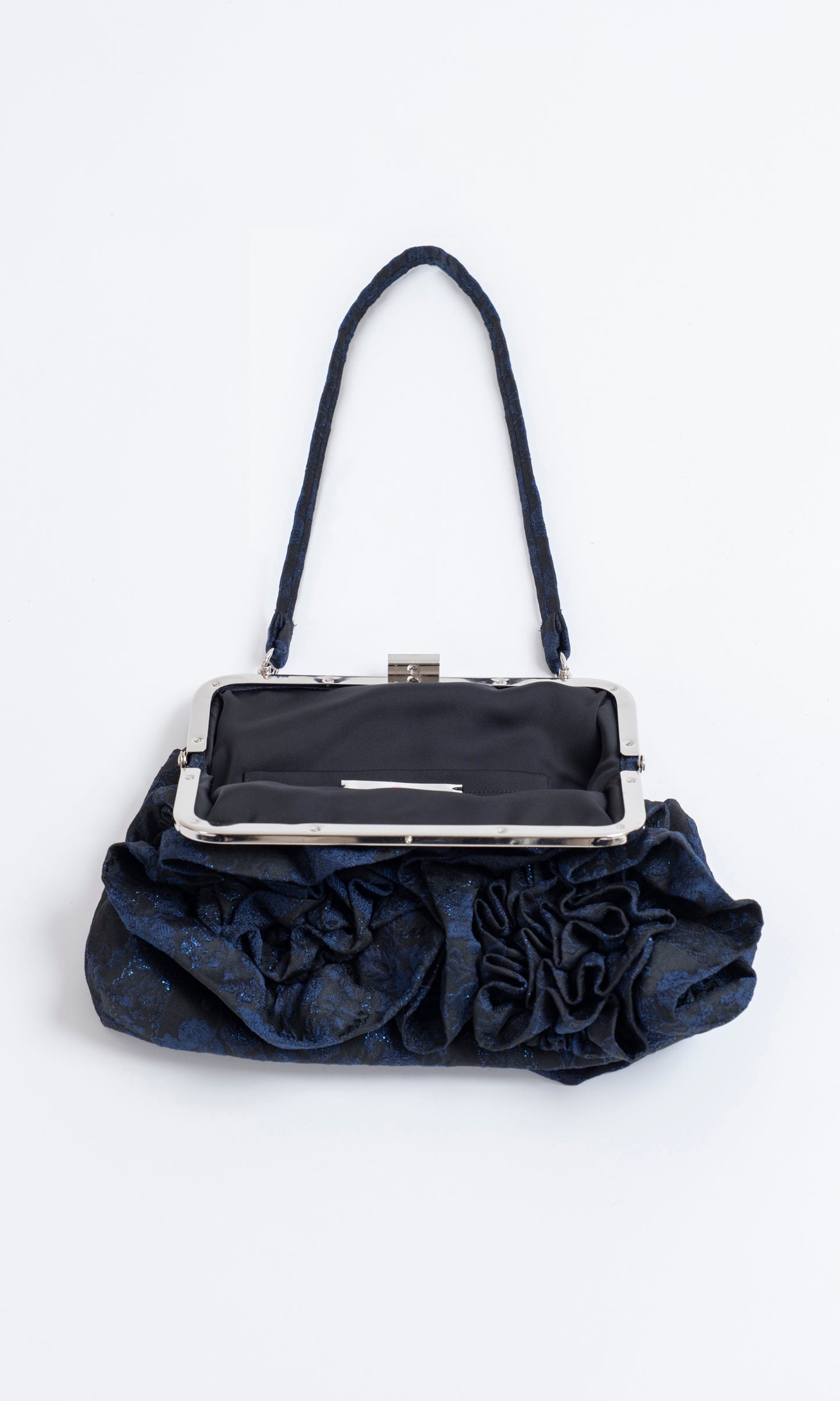 Jacquard Ruffle Bag